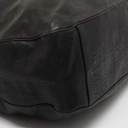 Saint Laurent Black Leather Roady Hobo