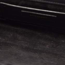 Pre Owned Saint Laurent Black Leather Kate Tassel Shoulder Bag