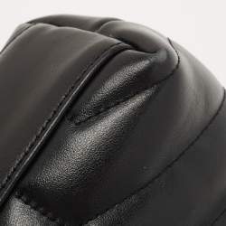 Saint Laurent Black Matelassé Leather Toy Loulou Crossbody Bag