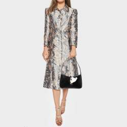 Pre Owned Saint Laurent Black Patent Leather LE 5 À 7 Shoulder Bag