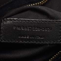 Pre Owned Saint Laurent Black Patent Leather LE 5 À 7 Shoulder Bag