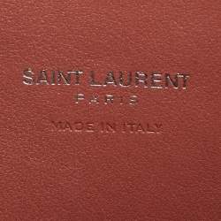 Saint Laurent Mystic Rose Leather Nano Classic Sac De Jour Tote