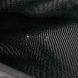 Pre Owned Saint Laurent Black Matelasse Leather Large Cassandre Flap Shoulder Bag