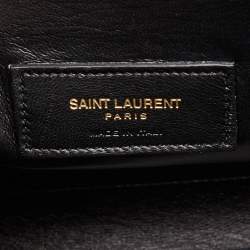 Pre Owned Saint Laurent Pink/Brown Python Leather Baby Classic Sac De Jour Tote