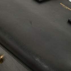 Saint Laurent Black Leather Nano Classic Sac De Jour Tote