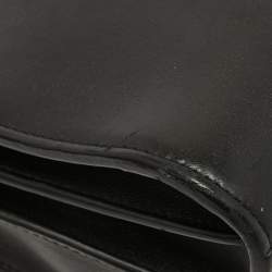 Saint Laurent Black Leather Nano Classic Sac De Jour Tote