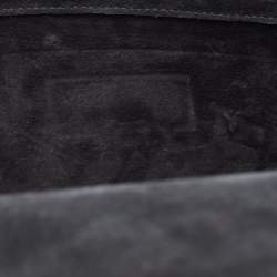 Saint Laurent Black Leather Ligne Y Clutch