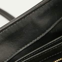 Pre Owned Saint Laurent Black Quilted Leather Loulou Toy Shoulder Bag