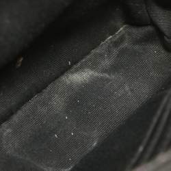 Pre Owned Saint Laurent Black Quilted Leather Loulou Toy Shoulder Bag