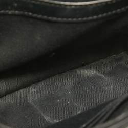 Pre Owned Saint Laurent Black Quilted Leather Loulou Toy Shoulder Bag