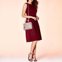 Saint Laurent Pink Leather Nano Classic Sac De Jour Tote