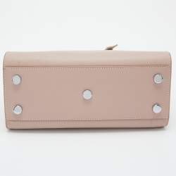 Pre Owned Saint Laurent Pink Leather Nano Classic Sac De Jour Tote