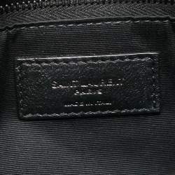 Pre Owned Saint Laurent Black Quilted Leather Small Puffer Chain Shoulder Bag