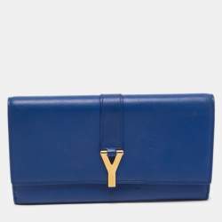 Saint Laurent Ysl Triquilt Flap Continental Wallet
