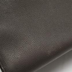 Saint Laurent Dark Grey Leather Baby Classic Sac De Jour Tote