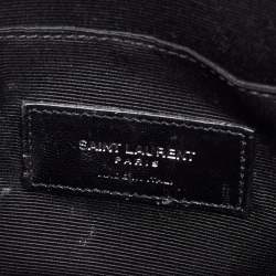 Saint Laurent Dark Grey Leather Baby Classic Sac De Jour Tote