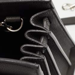Saint Laurent Dark Grey Leather Baby Classic Sac De Jour Tote