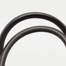 Saint Laurent Dark Grey Leather Baby Classic Sac De Jour Tote