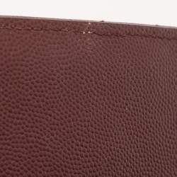 Saint Laurent Medium Burgundy Mix Matelasse Leather Medium Envelope Chain Bag