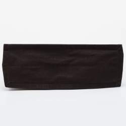 Saint Laurent Tri Color Linen and Leather Rive Gauche Shopper Tote 