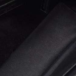 Pre Owned Saint Laurent Black Aged Leather Medium Niki Shoulder Bag