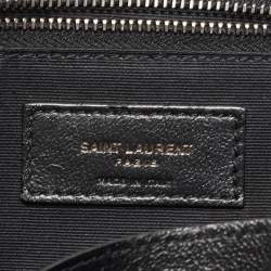 Pre Owned Saint Laurent Black Aged Leather Medium Niki Shoulder Bag