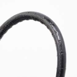 Pre Owned Saint Laurent Black Croc Embossed Leather Nano Classic Sac De Jour Tote