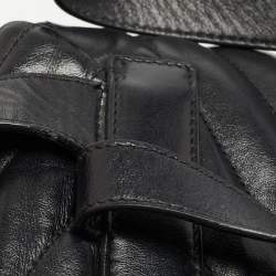 Saint Laurent Black Y Quilted Leather Loulou Backpack