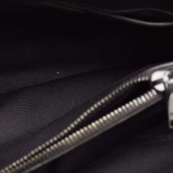 Pre Owned Saint Laurent Black Leather Small Loulou Shoulder Bag