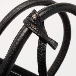 Pre Owned Saint Laurent Black Grained Leather Nano Classic Sac De Jour Tote