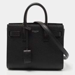 Saint Laurent Nano Sac de Jour Grained Leather Tote