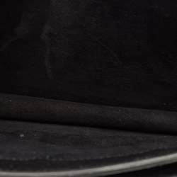 Pre Owned Saint Laurent Black Leather Medium Sunset Shoulder Bag