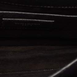 Pre Owned Saint Laurent Black Leather Medium Sunset Shoulder Bag