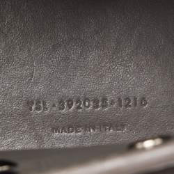 مملوكة مسبقًا Saint Laurent Grey Croc Leather Nano Classic Sac De Jour Tote