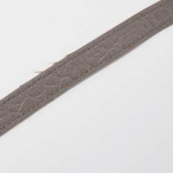 مملوكة مسبقًا Saint Laurent Grey Croc Leather Nano Classic Sac De Jour Tote