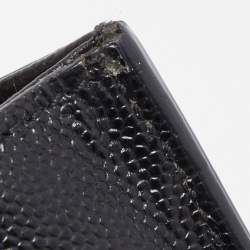 Pre Owned Saint Laurent Black Leather Monogram Kate Chain Bag