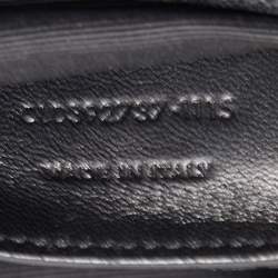 Saint Laurent Black Matelassé Leather Medium College Top Handle Bag