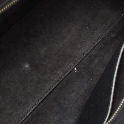 Pre Owned Saint Laurent Black Leather Small Cabas Rive Gauche Tote