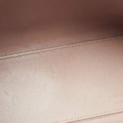 Pre Owned Saint Laurent Old Rose Leather Nano Classic Sac De Jour Tote