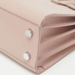 Pre Owned Saint Laurent Old Rose Leather Nano Classic Sac De Jour Tote