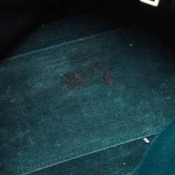 Pre Owned Saint Laurent Dark Green Leather Baby Classic Sac De Jour Tote