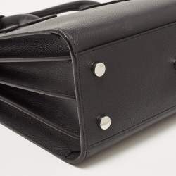 Pre Owned Saint Laurent Black Leather Baby Classic Sac De Jour Tote