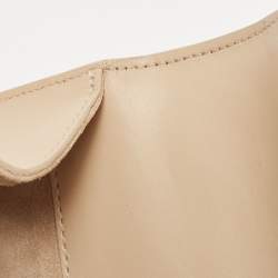 Saint Laurent Beige Leather Kate Clutch