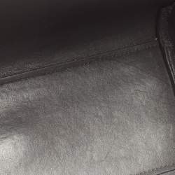 Pre Owned Saint Laurent Grey Croc Embossed Leather Baby Classic Sac De Jour Tote