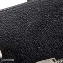 Saint Laurent Black Leather Small Classic Sac De Jour Tote