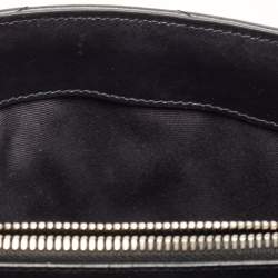 Pre Owned Saint Laurent Black Leather Small Loulou Shoulder Bag