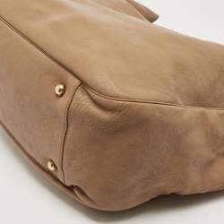 Saint Laurent Beige Leather Roady Hobo