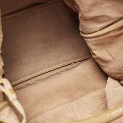 Saint Laurent Beige Leather Roady Hobo