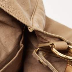 Saint Laurent Beige Leather Roady Hobo