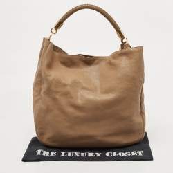 Saint Laurent Beige Leather Roady Hobo